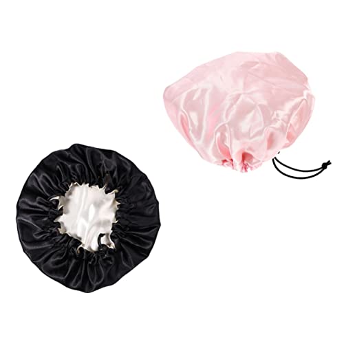 Ipetboom 2St Nachtmütze Kappen einstellbar Schlafen schlafhaube nachtleuchtende bettwäsche couchdecken bettpfannen bettunterlage Schlafmütze für Haarpflege Hut Badehut Kreativ Stoff von Ipetboom