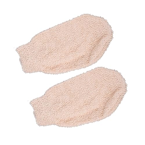 Ipetboom 2St Peeling-Fäustlinge für den Körper tief Badehandschuh Schrubber Gesichtsreiniger Peeling-Handschuh Peeling-Badehandschuh Peeling-Bürste Handschuhe Badetuch Massage Wäscher von Ipetboom