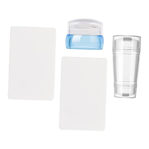 Ipetboom 2stücke Silikon Nagel Art Stempel Mit Schaber Klare Maniküre Werkzeuge Für Nageldesign Geeignet Für French Nails Und Verschiedene Nagelarten Ipetboom 2stücke Silikon Nagel Art Stempel Mit Schaber Klare Maniküre Werkzeuge Für Nageldesign Geeignet Für French Nails Und Verschiedene Nagelarten von Ipetboom