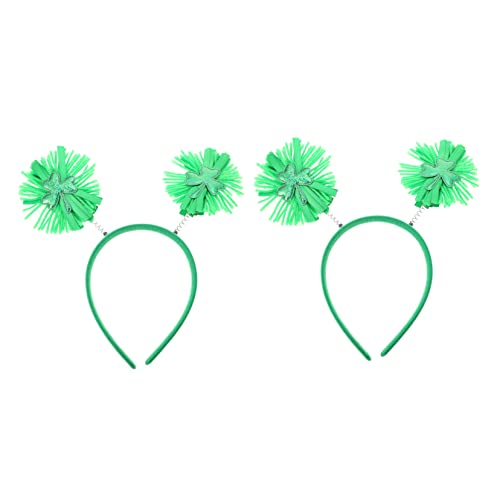 Ipetboom 2St Wollstirnband fasching haarschmuck faschings haarschmuck St Patrick's Day Kopfschmuck fasching kopfschmuck einzigartig Yingschi Schleife Requisiten schmücken Garn von Ipetboom