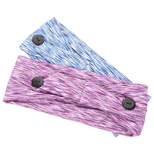 Ipetboom 2stücke Elastisches Sport-stirnband Atmungsaktives Yoga-haarband Beidseitig Breites Stirnband Schweißabsorbierendes Damen-haarschweißband Wiederverwendbar Und Waschbar in Buntem Ipetboom 2stücke Elastisches Sport-stirnband Atmungsaktives Yoga-haarband Beidseitig Breites Stirnband Schweißabsorbierendes Damen-haarschweißband Wiederverwendbar Und Waschbar in Buntem von Ipetboom