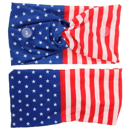 Ipetboom 2stücke Damen Stirnbänder Mit Amerikanischer Flagge Elastische Sport-haarbänder Für Yoga Und Fitness Atmungsaktiv Und Schweißabsorbierend Vielseitig Einsetzbar Ipetboom 2stücke Damen Stirnbänder Mit Amerikanischer Flagge Elastische Sport-haarbänder Für Yoga Und Fitness Atmungsaktiv Und Schweißabsorbierend Vielseitig Einsetzbar von Ipetboom