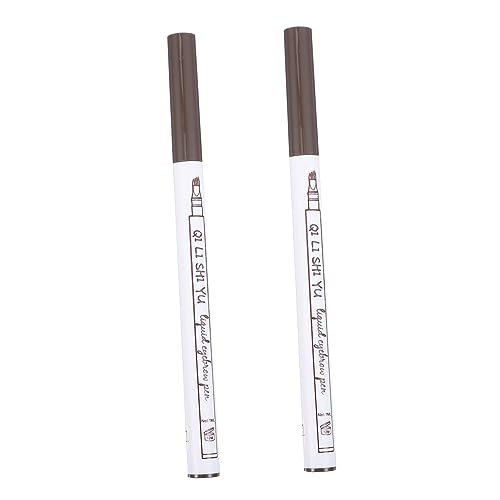 Ipetboom 2stücke Wasserfester Augenbrauenstift Pack Flüssig Augenbrauen Bleistift Make-up Zubehör Für Frauen Präzise Konturierung Natürlicher von Ipetboom