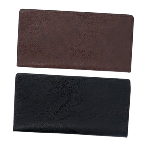 Ipetboom 2stücke Herren Portemonnaie Kreditkartenetui Münzbörse Geldaufbewahrungstasche Tragbar Leicht Robust von Ipetboom