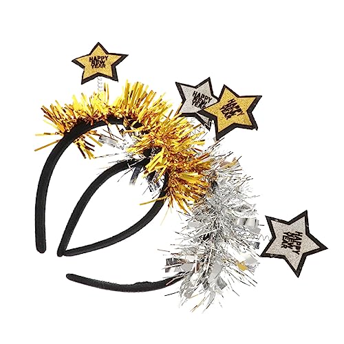 Ipetboom Modisches Weihnachtsstern-stirnband Glitzernde Kopfbedeckung Zubehör Für Frauen Festlicher Party-kopfschmuck von Ipetboom