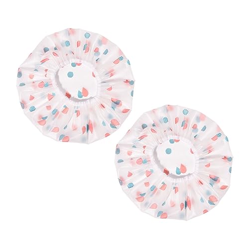 Ipetboom 2er-pack Eva-duschhaube – Bequeme Und Atmungsaktive Haarhaube Für Damen – Große Größe – Multifunktionale Badehaube – Schlafhaube Für Das Haar von Ipetboom