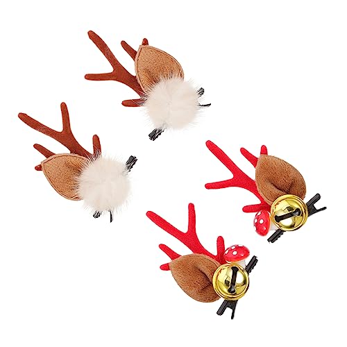 Ipetboom 2paare Weihnachtliche Geweih Haarklammern Haarspangen Für Damen Für Weihnachten Halloween Und Teiliges von Ipetboom