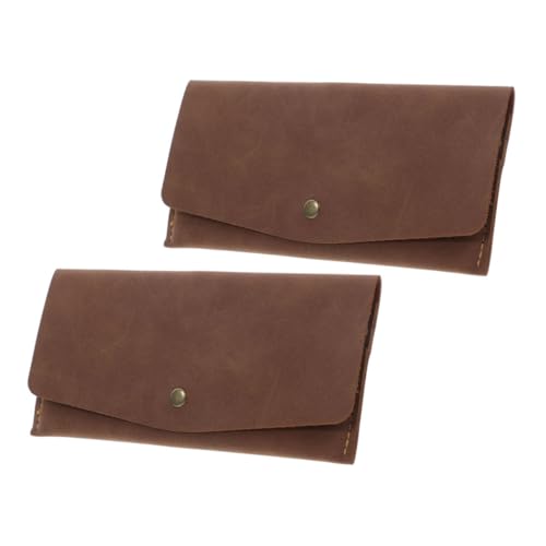 Ipetboom 2stücke Vintage Pu Bifold Geldbörse Für Damen Und -geschützt Mit Mehreren Kartenfächern Schlankes Design Für Business Und von Ipetboom