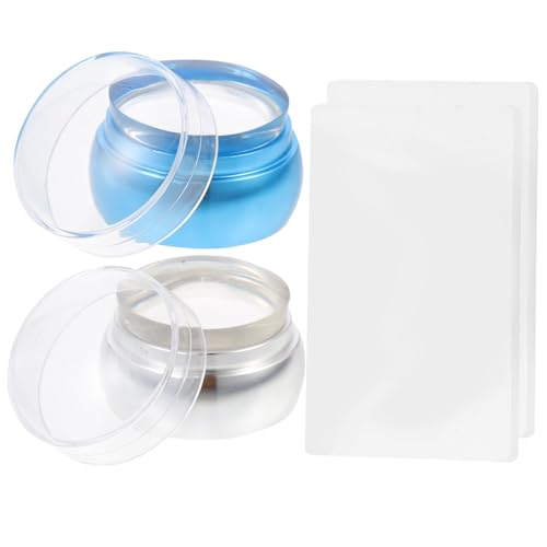Ipetboom 2sätze Manicure Scrapers Nail Stamping Seal Kit Metallische Stempel Für Kreative Nageldesigns Teiliges Mit Deckel Für Maniküre Und Nail Art von Ipetboom