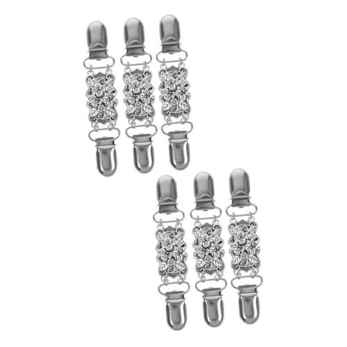 Ipetboom 2sätze Vintage Style Clips Für Cardigan Clips Silber Für Schals Und Outfits Vielseitig Einsetzbar von Ipetboom