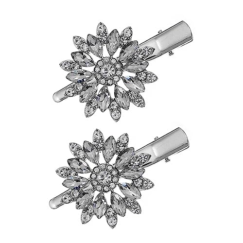 Ipetboom 2sets Mode Haar Clip Frauen Strass Haarnadel Haarspange Clips Für Mädchen Kopfschmuck 2 Stücke * 2 von Ipetboom