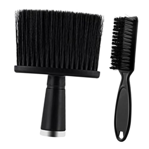 Ipetboom Nackenpinsel Friseur 2st Friseurwerkzeug-set Borste Reiniger Haustier Trimmer Bürste Clipper Lockenwickler Schermaschinen Entferner Lockig Schrubben Schlag Männer Rasierpinsel Faserwolle von Ipetboom