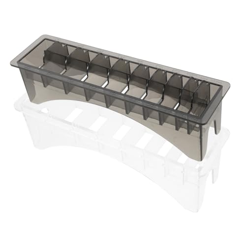 Ipetboom 2st Kammaufbewahrungsbox Begrenzen Elektrische Männer Straigtner Verblassen Werkzeug Clipper Schnappen Bartpflegeset Für Männer Scherenschutzhalter Haarschneider Stk Transparent von Ipetboom