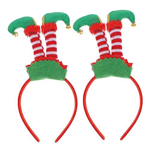Ipetboom 2stücke Weihnachtliche Haarreifen Mit Lustigem Design Festliche Kopfbedeckung Für Erwachsene Für Weihnachtsfeiern Karneval Und Kostümpartys von Ipetboom
