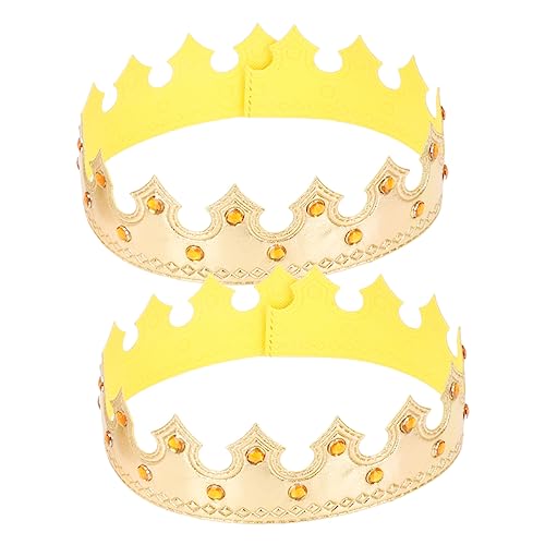 Ipetboom 2 Stück Geburtstagshut-kronen Für Jungen Und Mädchen Kronen Für Kleinkinder Neugeborene Baby-stirnbänder Maskerade-party Kopfbedeckungen Für Fotografie von Ipetboom