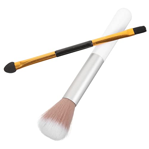 Ipetboom 2stücke Highlighter Pinsel Lidschatten Doppel-ended Make-up Kosmetische Nase Schatten Make-up-tools Für Frauen Kosmetikpinsel Augenpinsel Mischpinsel Kosmetikpinsel von Ipetboom