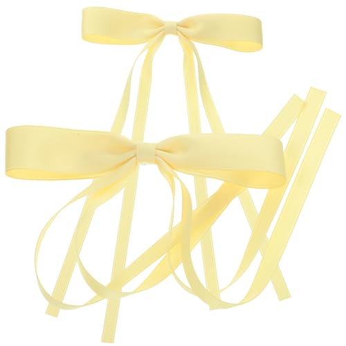 Ipetboom 2stücke Haarschleifen-clips Mit Spitze Große Schleife Für Damen Haarspangen Metall-clip Haar-accessoire Für Mädchen Und Teenager von Ipetboom