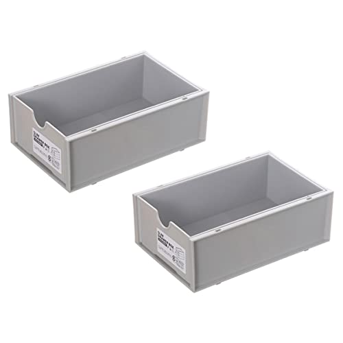 Ipetboom 2stücke Aufbewahrungsbox Mit Schublade Stapelbar Organisation Box Für Schreibtisch Lagerung Box Für Stifte Make-up Und Kleinutensilien Geeignet Für Zuhause Und Büro von Ipetboom