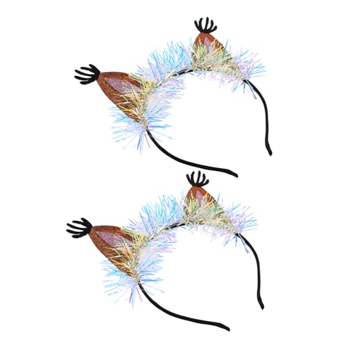 Ipetboom 2stücke Eichhörnchen Kopfschmuck Kreativer Haarschmuck Für Mädchen Performance Cosplay Haar Orange Design Party Zubehör von Ipetboom