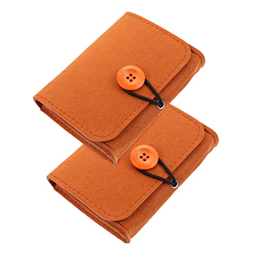 Ipetboom 2stücke Filztasche Für Ätherische Öle Tragbare Aufbewahrungstasche Organizer Für Flaschen Leicht Und Robust Für Reisen Und Alltag Mit Schnallendesign Für Einfachen Zugriff von Ipetboom