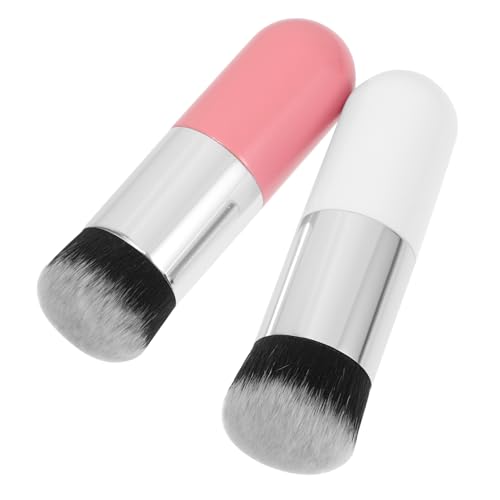 Ipetboom 2stücke Fluffige Puder-foundation-pinsel Blush-pinsel Für Frauen Zum Verblenden Und Auftragen Von Make-up Inklusive Und Roségold Farbvarianten von Ipetboom
