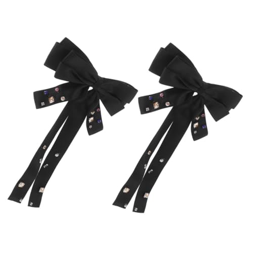 Ipetboom 2stücke Französische Haarspange Mit Schleife Große Haarspangen Haarschmuck-schleifen Pferdeschwanzhalter-clips Haarschleifen-clips Für Frauen Und Mädchen von Ipetboom