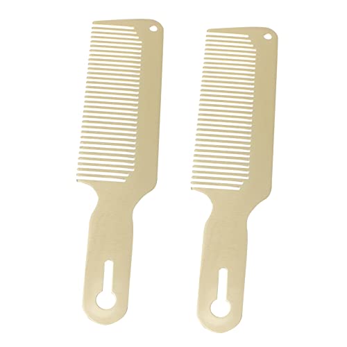 Ipetboom Friseurkamm Satz 2 Stücke Antistatischer Haarkamm Aus Edelstahl Lange Kammzähne Für Glättung Und Entwirrung Friseurzubehör Für Salon Und Zuhause Für Damen Und Herren von Ipetboom