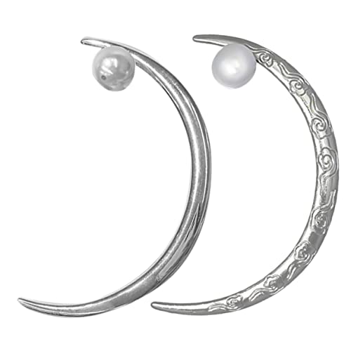 Ipetboom 2stücke Vintage Gebogene Mond Haarstäbe Für Langes Haar Haarstäbchen Für Frauen Haarknotennadeln Chinesische Haaraccessoires Für Alltag Und Festlichkeiten von Ipetboom