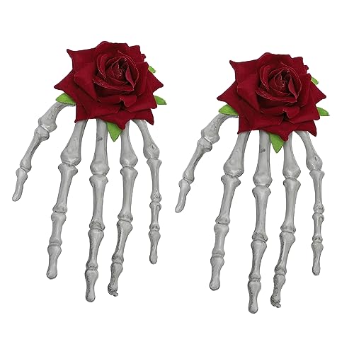 Ipetboom 2stücke Hand Skeleton Haarspange Mit Perfektes Halloween-cosplay-zubehör Für Damen Und Leicht Und Tragbar Stilvolle Haaraccessoires Für Themenpartys Ipetboom 2stücke Hand Skeleton Haarspange Mit Perfektes Halloween-cosplay-zubehör Für Damen Und Leicht Und Tragbar Stilvolle Haaraccessoires Für Themenpartys von Ipetboom