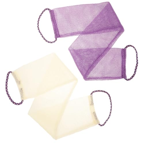 Ipetboom 2stücke Peeling-körperwäscher Aus Polyester Für Dusche Und Bad Zum Entfernen Von Abgestorbenen Hautzellen Saugfähiges Handtuch Für Körperreinigung Geeignet Für Verschiedene von Ipetboom