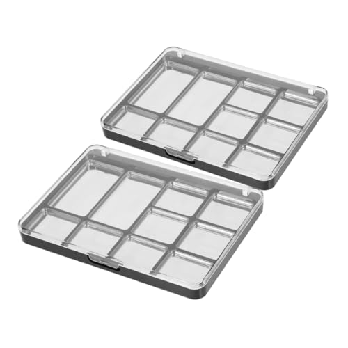 Ipetboom 2stücke Leere Magnetische Lidschattenpalette Metall Lidschattenpfanne Kosmetik Organizer Make-up Tablett Lidschattenhalter von Ipetboom