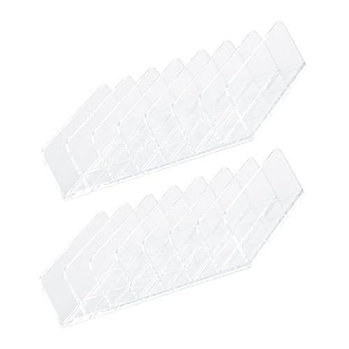 Ipetboom 2stücke Lidschatten Organizer Kosmetik Aufbewahrungsbox Make-up Ständer Schminkorganizer Mit Gitterdesign Für Lidschatten Puder Lippenstift von Ipetboom