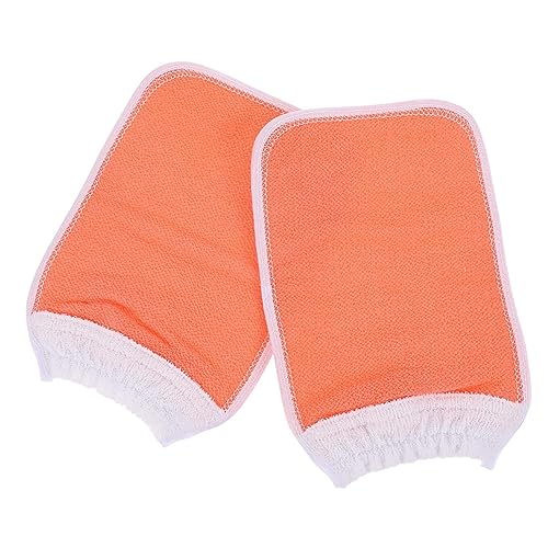 Ipetboom 2stücke Massagehandschuhe Für Körperpflege Exfolierende Badetücher Aus Pflanzlichen Fasern Für Zuhause Leicht Und Tragbar Für Frauen Und Männer von Ipetboom