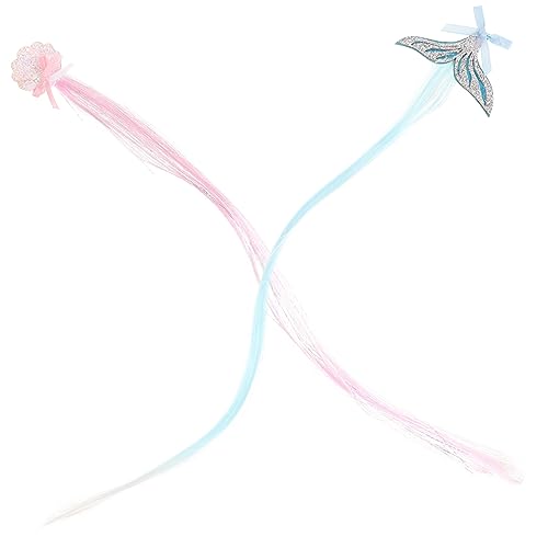 Ipetboom 2stücke Mermaid Haarschmuck Teiliges Haarclip Mädchen Dekorative Haarklammern Muschel-design Für Geburtstagsfeiern Und Themenpartys von Ipetboom