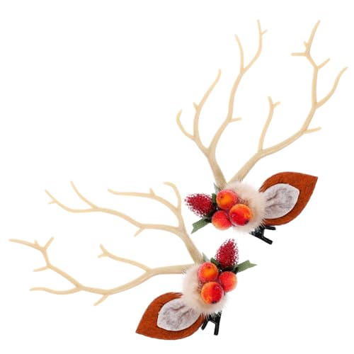 Ipetboom 2stücke Niedliche Haarclips Mit - Für Mädchen Weihnachts-haaraccessoires Haarspangen Für Festliche Anlässe Und von Ipetboom