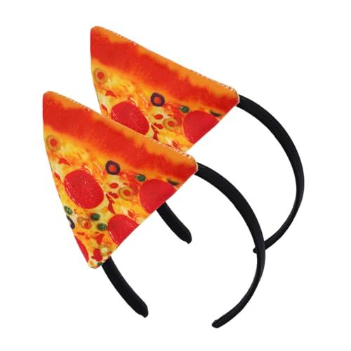 Ipetboom 2stücke Party Schmuck Kopfband Mit Pizza-design Für Cosplay Aufführungen Leichtes Und Bequemes Stirnband Für Partys Und Besondere Anlässe von Ipetboom