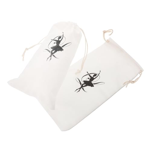 Ipetboom 2stücke Ballettschuhtasche Mit Kordelzug Für Damen Tanzschuhaufbewahrungstaschen Für Ballettschuhe Oder Kleine Tanzgegenstände Tragbar Und Praktisch von Ipetboom