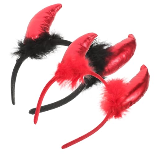 Ipetboom 2stücke Teufelshörner Haarreif Für Halloween-kostüme Glitzernde Haarbänder Für Partys Cosplay Und Nächtliche Veranstaltungen Geeignet Für Erwachsene von Ipetboom