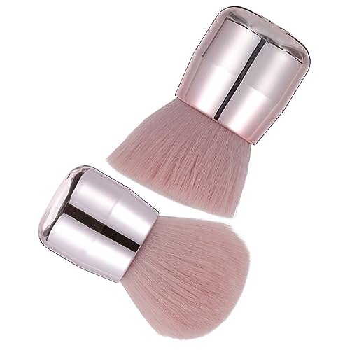 Ipetboom 2stücke Tragbare Makeup-pinsel Mit Pilzform Sanfter Puder Für Empfindliche Haut Für Reisen Und Täglichen Gebrauch von Ipetboom