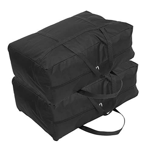 Ipetboom 2stücke wasserdichte Aufbewahrungstasche Aus Oxford Reisen Umzugstasche Mit Großem Fassungsvermögen Tragbare Lagerungstasche Für Bettwäsche Steppdecken Und Andere Utensilien von Ipetboom