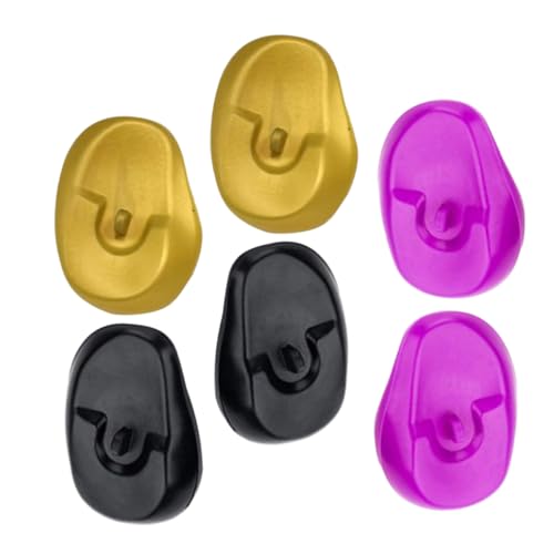 Ipetboom 3paare Kunststoff Ohrstöpsel Zum Haarefärben Ohrenschützer Zum Hitzeschutz Ohrstöpsel Für Friseure Haarewaschen Schminken Schwarze Ohrenschützer Hotels Reisen Männer Frauen von Ipetboom