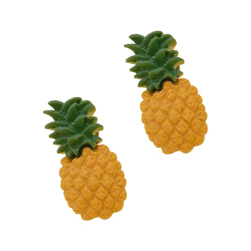 Ipetboom 3 Paare Ananas Ohrstecker Damen Obst Ohrringe Sommer Früchte Schmuck Modisch und Leicht für Alltag Party von Ipetboom
