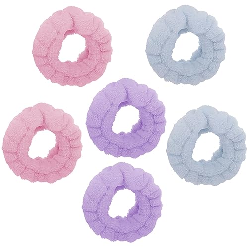 Ipetboom 3 Paare Armband femmansoe weible water bastelzeug die details handtücher Haarband stirnband Spa-Armbänder zum Waschen des Gesichts Handgelenktücher zum Waschen des Gesichts Flanell von Ipetboom
