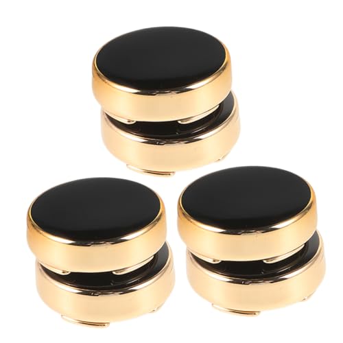 Ipetboom 3paare Knopfabdeckungen Für Herrenmanschetten Zinklegierungsmanschettenknöpfe Clip-accessoires Für Smokinghemden Formelle Anlässe Und Hochzeiten von Ipetboom