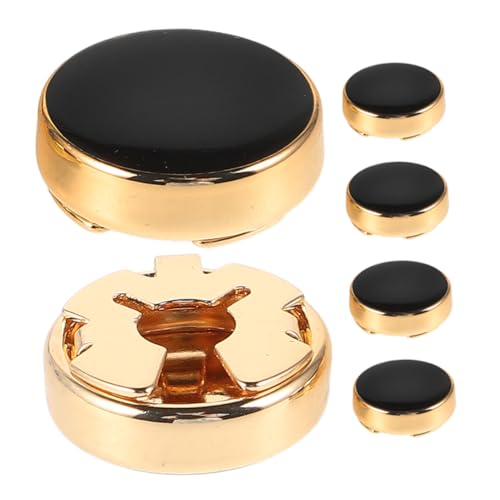 Ipetboom 3 Paare Manschettenknöpfe aus Langlebiger Zinklegierung Button Cover für Formelle Anzüge Hochzeit Business Zeitloses Herrenaccessoire Robustes Design Geschenkidee von Ipetboom