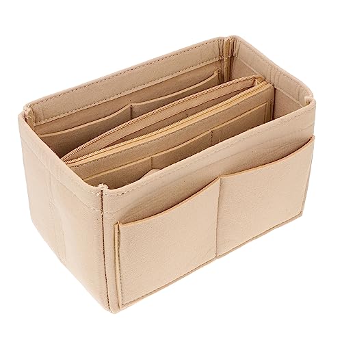 Ipetboom 3 STK Aufbewahrungsbeutel aus Filz Reise-Kosmetiktasche Tasche für Frauen Geldbörsen Organizer für Make-up-Pinsel Make-up-Organizer-Tasche Kosmetikbeutel aus Filz Kosmetikkoffer von Ipetboom