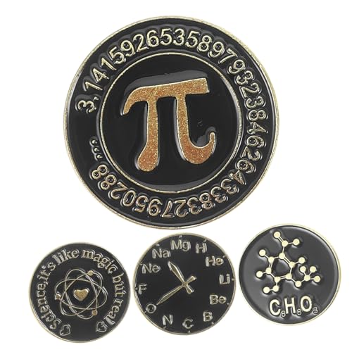 Ipetboom 3 Sätze Broschennadeln Für Damen Emaille Anstecknadeln Ästhetische Anstecknadeln Anzugnadeln Für Herren Lustige Anstecknadeln Für Rucksäcke Vintage Broschen 4 Stück * 3 von Ipetboom
