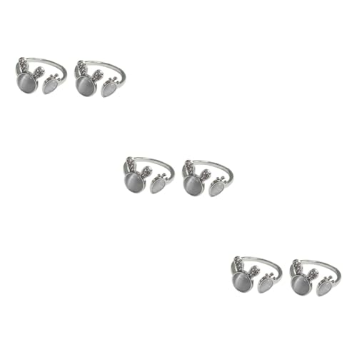 Ipetboom 3 Sätze Katzenauge Ring Bunny Karotten Finger Ringe Für Verstellbarer Schmuckring Kreatives Finger Modischer Süßer Damenring Für Teenager Freundinnen 2 Stück * 3 von Ipetboom
