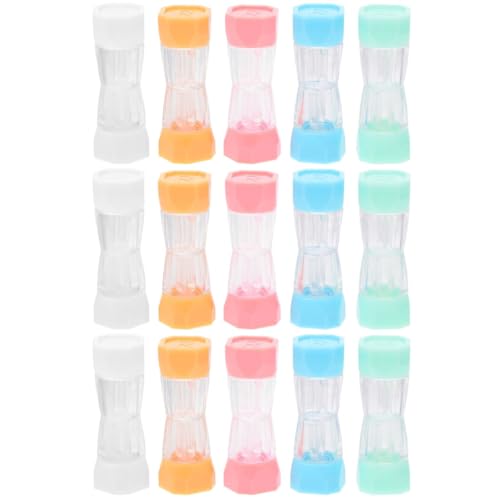 Ipetboom 3er-Set Linsenhalter-etui Tragbarer Aufbewahrungs-Organizer Kunststoff-etui Behälter Für Brillen Für Die Arbeit Reisen 5 Stück * 3 von Ipetboom