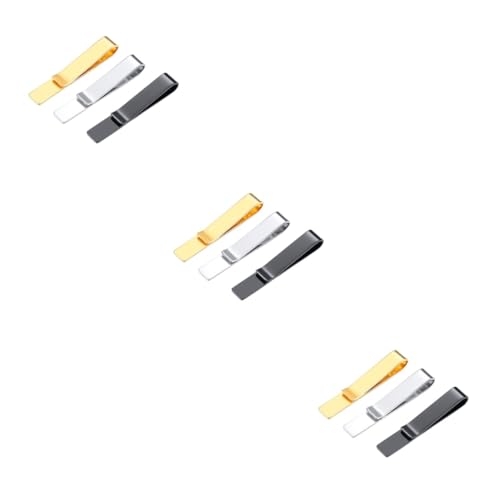 Ipetboom 3 Sätze Krawattenklammern Herren Krawattenclips Für Anzug Business Stahlfarbe Hochwertige Krawattenaccessoires Für Einen Professionellen Look 3 Stücke * 3 von Ipetboom
